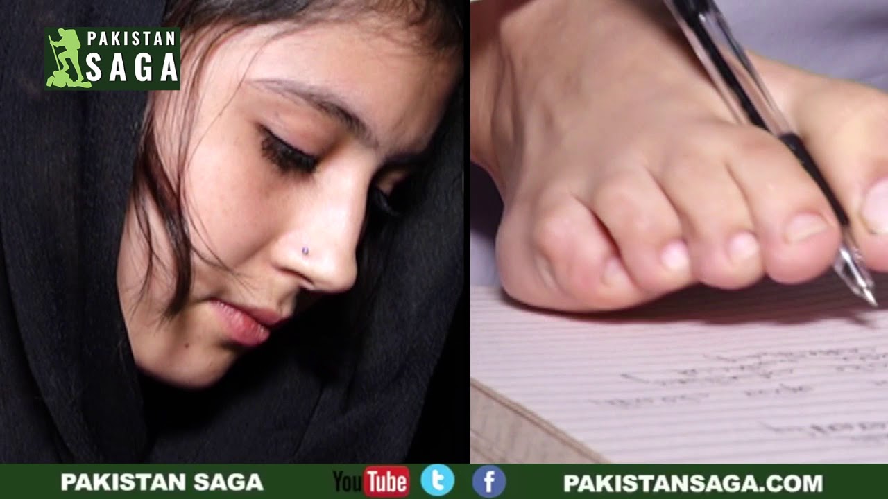 Saba proved far bigger than the arms she had lost  صبا گل ، بونیر کی پرعزم بیٹی