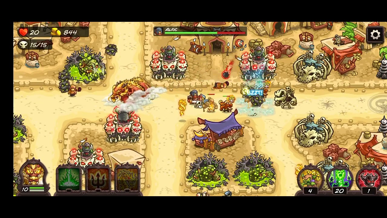 Alric (BOSS) in Veteran mode 9600HP - Hammerhold campaign | Kingdom rush vengeance