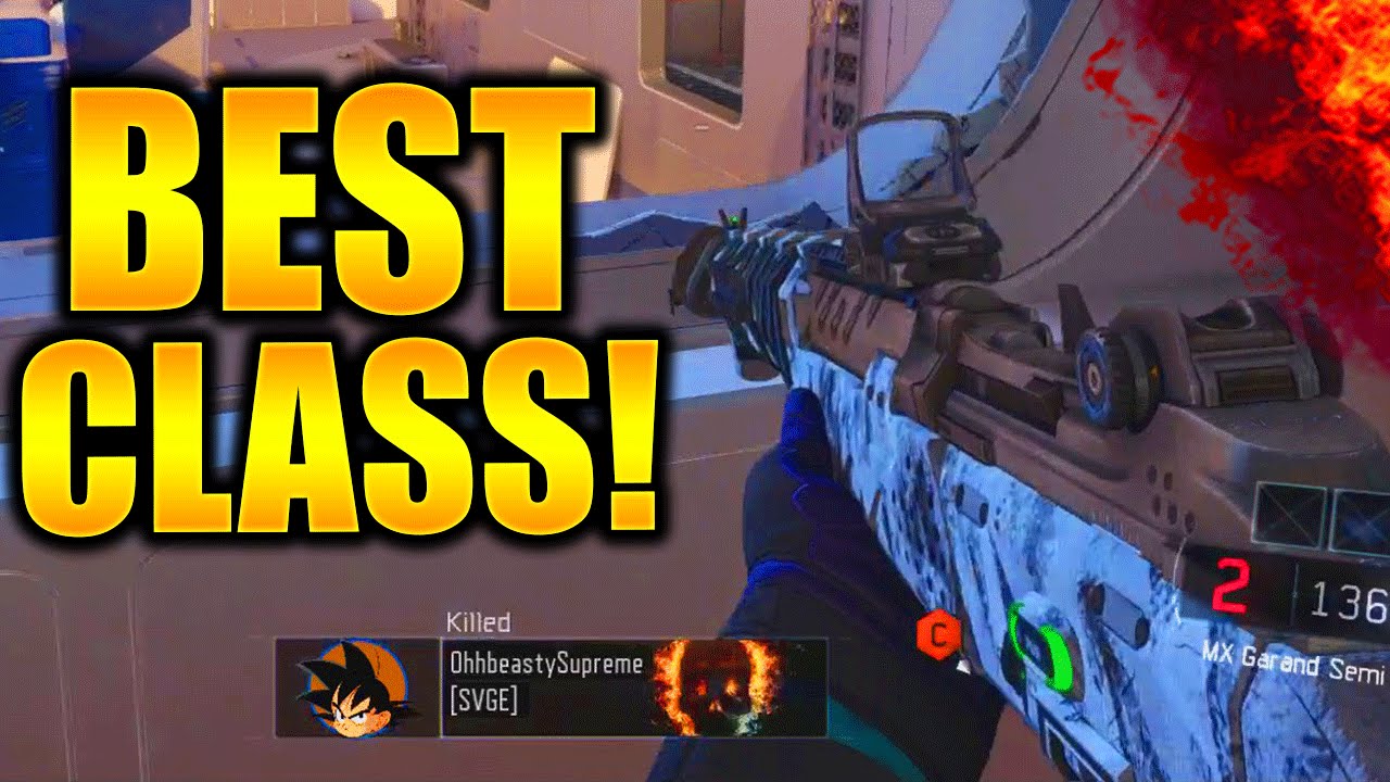 HOW TO MAKE BLACK OPS 3 MX GARAND OVERPOWERED! MX GARAND BLACK OPS 3 BEST CLASS SETUP!