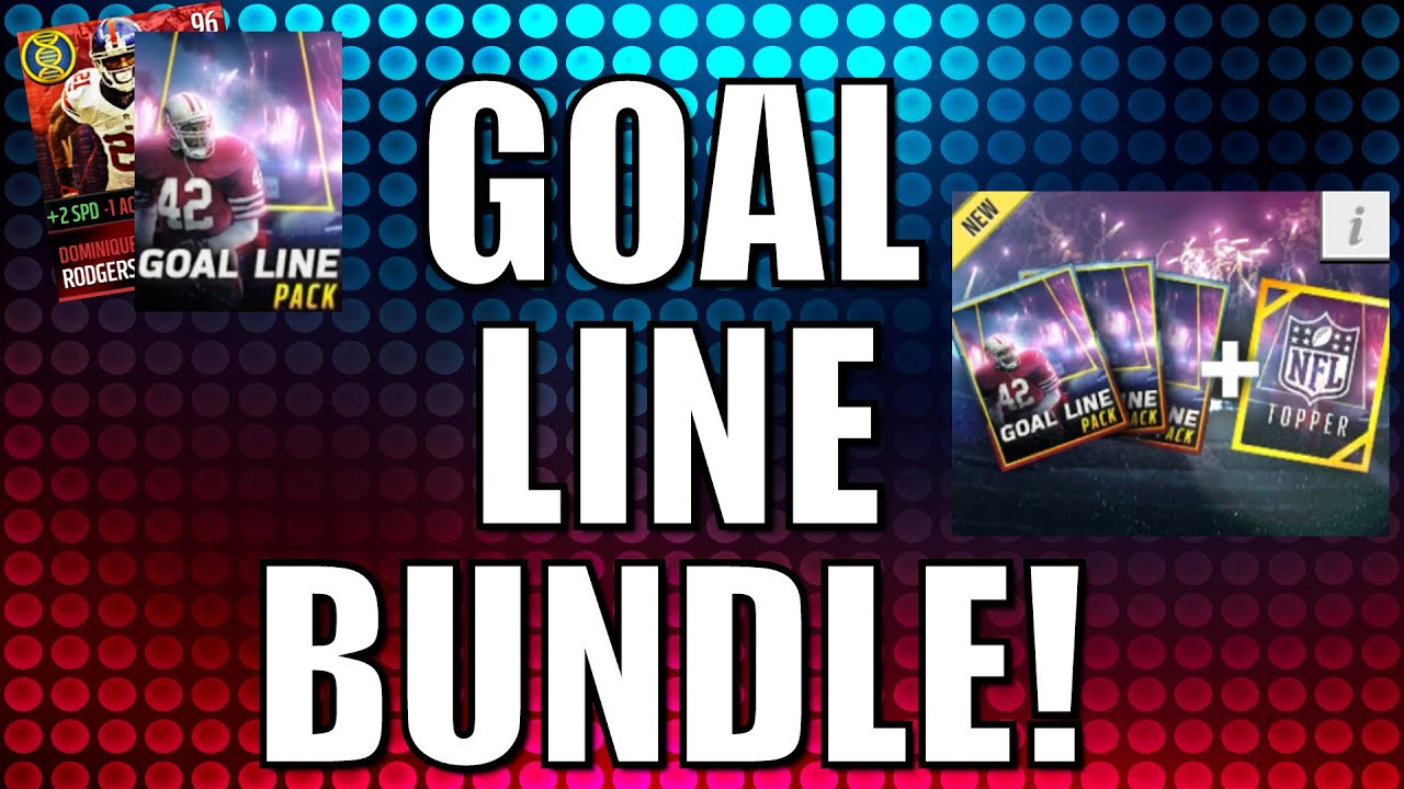 GOAL LINE BUNDLE!!! - 3 96+ PLAYERS?!?!?!?! | Madden Mobile 16