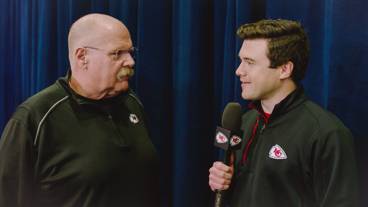 Andy Reid Chats with Matt McMullen at the 2024 NFL Combine | Kansas City Chiefs