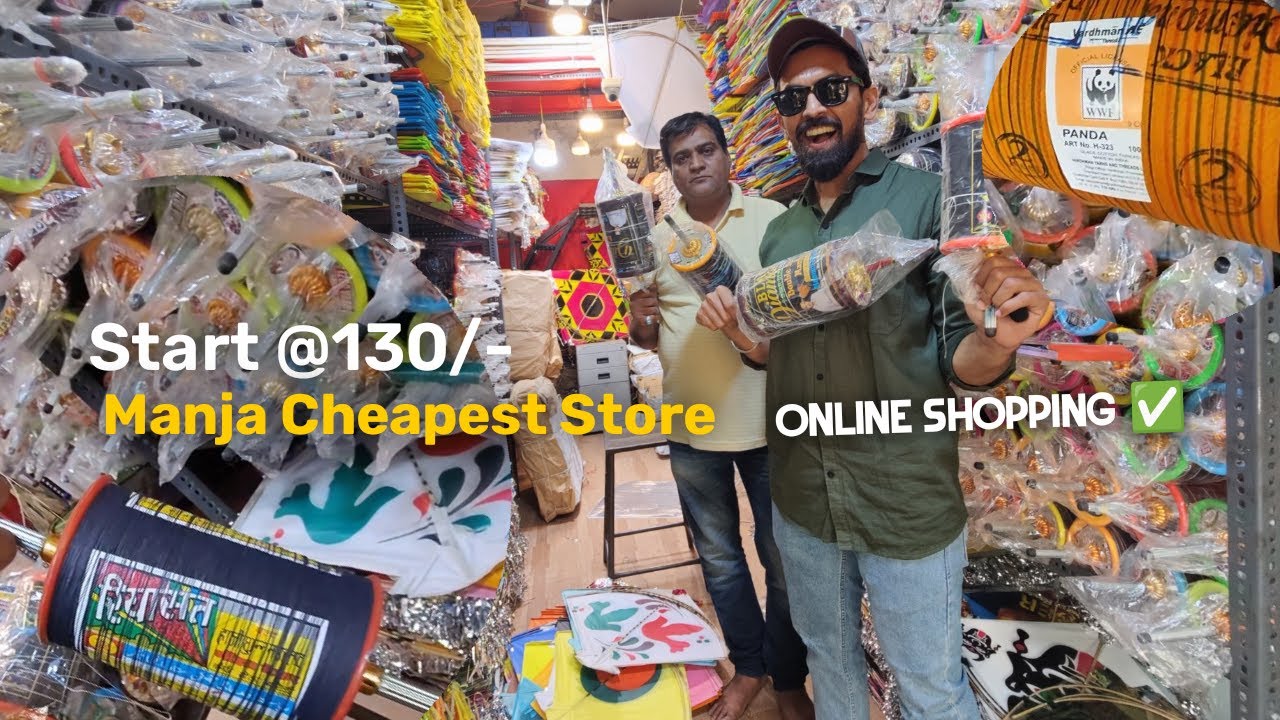 Ahmedabad Kite Market 2024 I Ahmedabad Manja Market I Best Kite Manja I Kite Manja Online Shopping