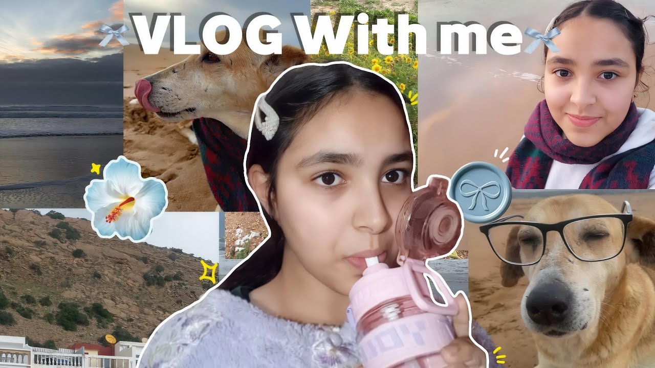 _🌺VLOG With me 🌺_ اجو تسافرو معايا(skincare✨️/organize📚/cooking🍳/...)