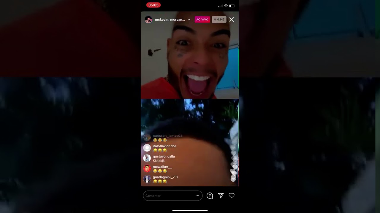 MC KEVIN E MC RYAN SP EM LIVE RESENHANDO / Magrinho imita Mc Kevin e FALAM DO BOLSONARO