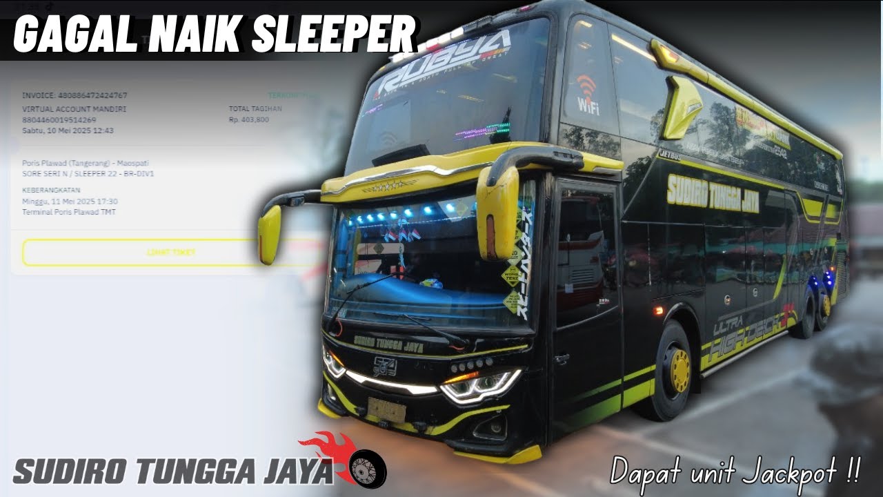 SENSASI FULL KECEPATAN !! Sisa kejayaan AKAP STJ 😔 Jakarta - Magetan with Sudiro Tungga Jaya 
