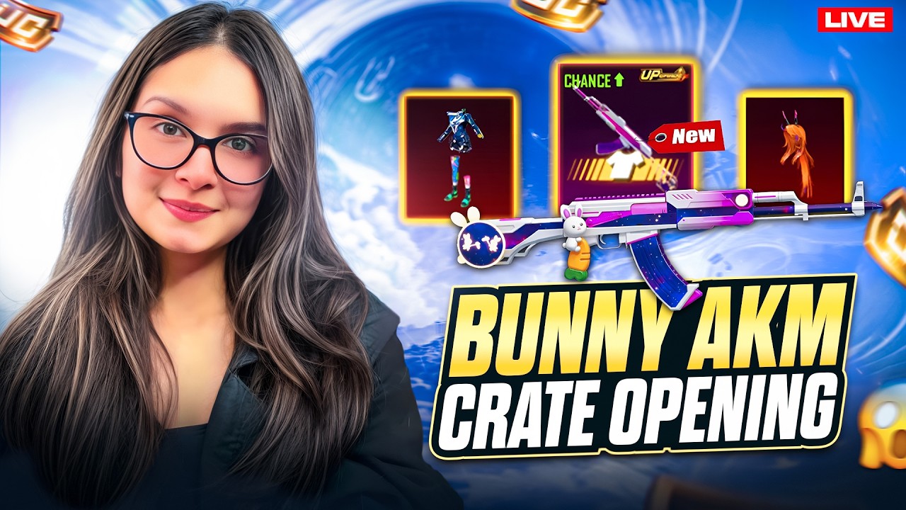 Bunny Munchkin AKM Crate Opening | Sakshi is live