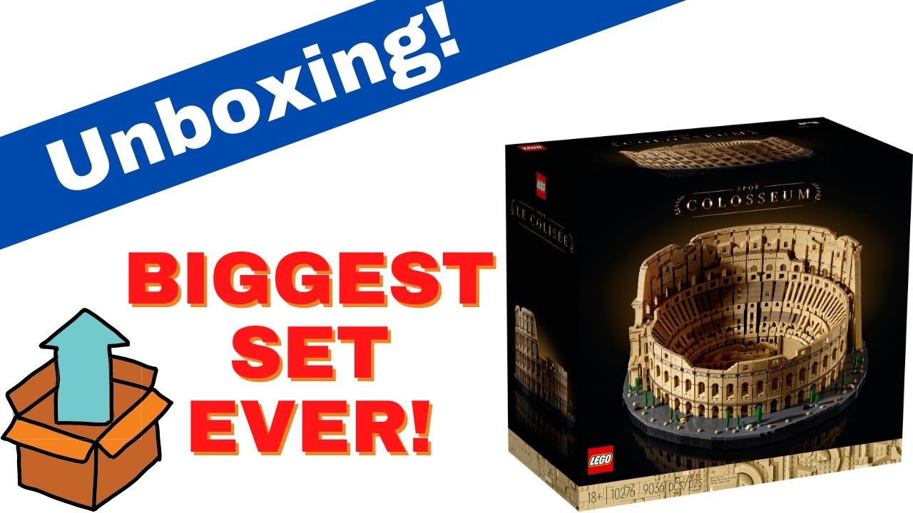 LEGO Creator Expert Roman Colosseum Unboxing! Set 10276
