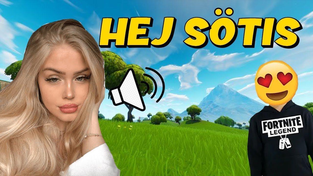 Trollar min vän MED TJEJ RÖST I FORTNITE