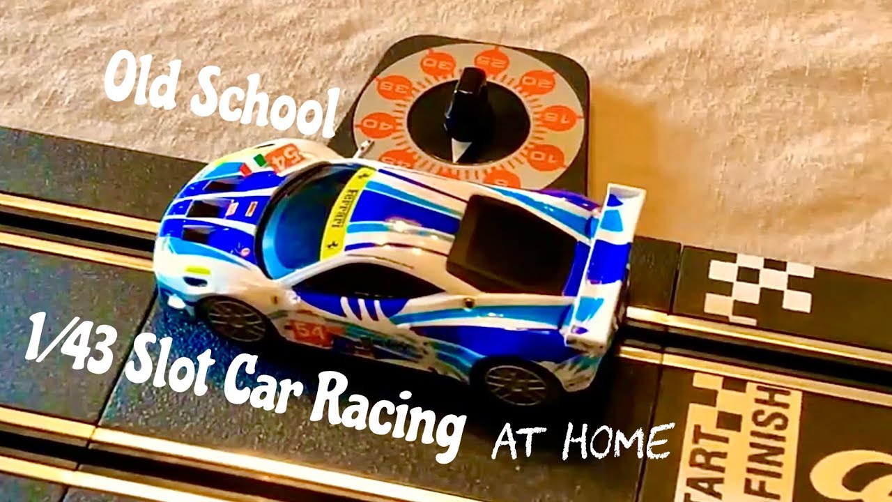 Old School 1/43 Slot Car Racing 👀