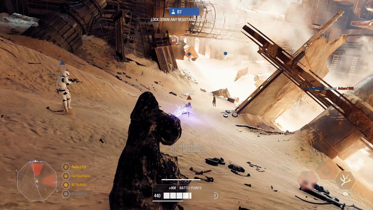 Star Wars Battlefront 2: Galactic Assault Gameplay (No Commentary)