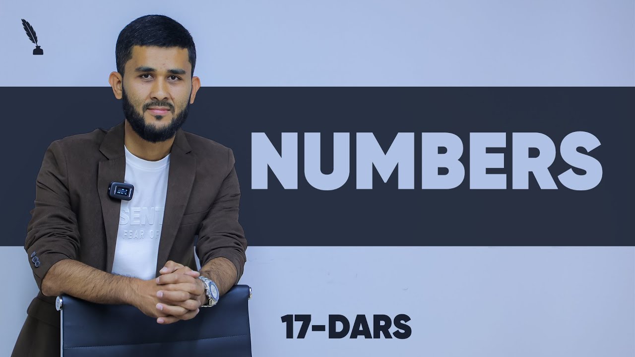 NUMBERS   #lesson17  #17dars #bepul_ingliz_tili_darslari