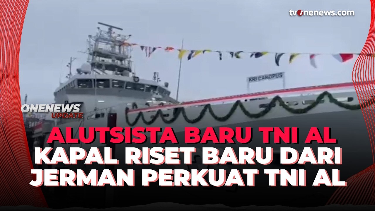 Canggih! TNI AL Boyong KRI Canopus Kapal Riset Kolaborasi dengan Jerman | OneNews Update