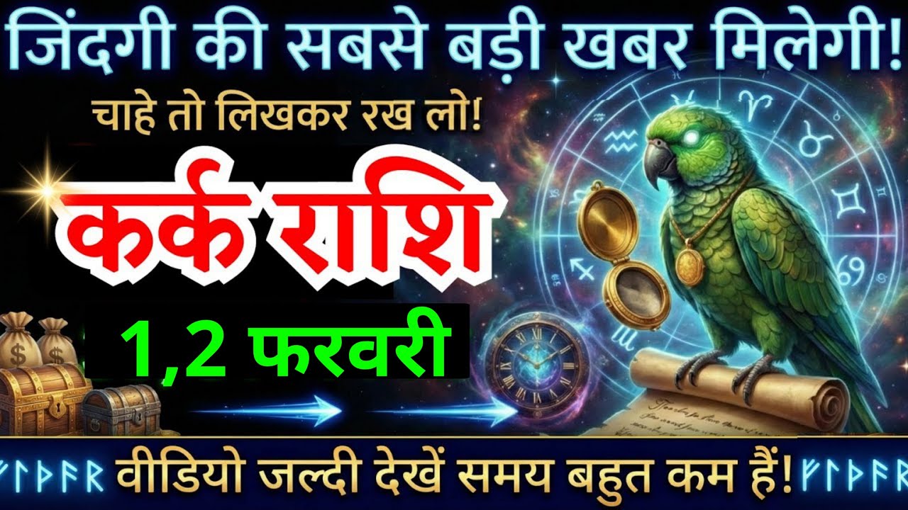 31 जनवरी, कर्क राशि वालों जिंदगी का सबसे बड़ी खबर मिलेगी, Kark Rashi