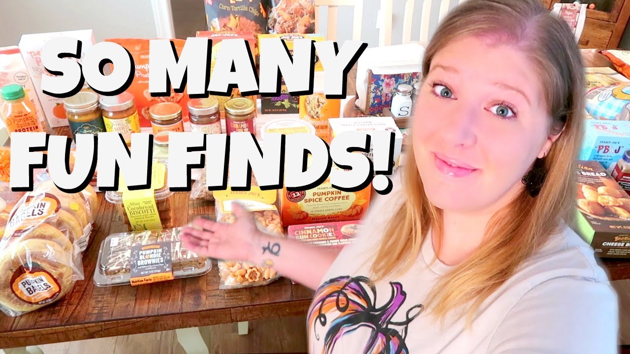 HUGE FALL INSPIRED TRADER JOE'S HAUL | GROCERY HAUL WITH PRICES