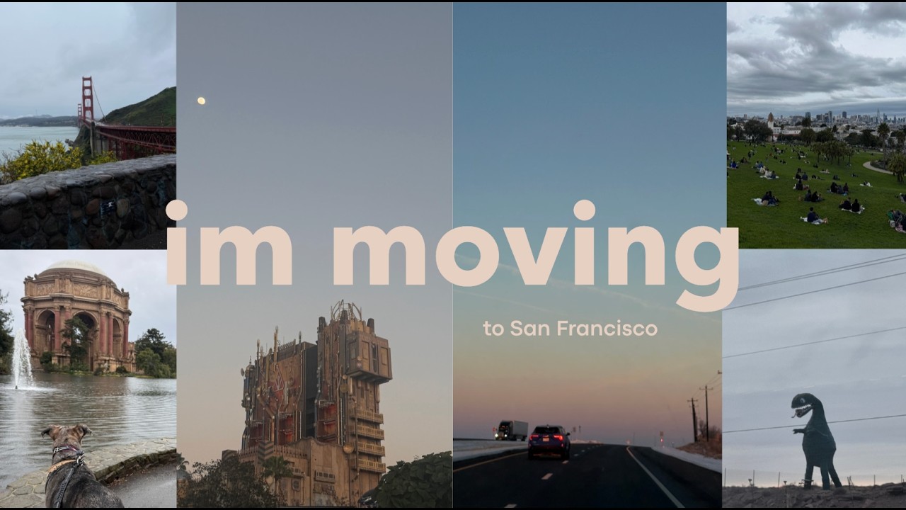 I moved cross-country | quick visit to San Francisco, my birthday, and driving 2500 miles in a van