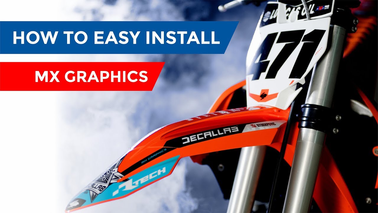 MX Bike Graphics - Installation Guide - DECALLAB