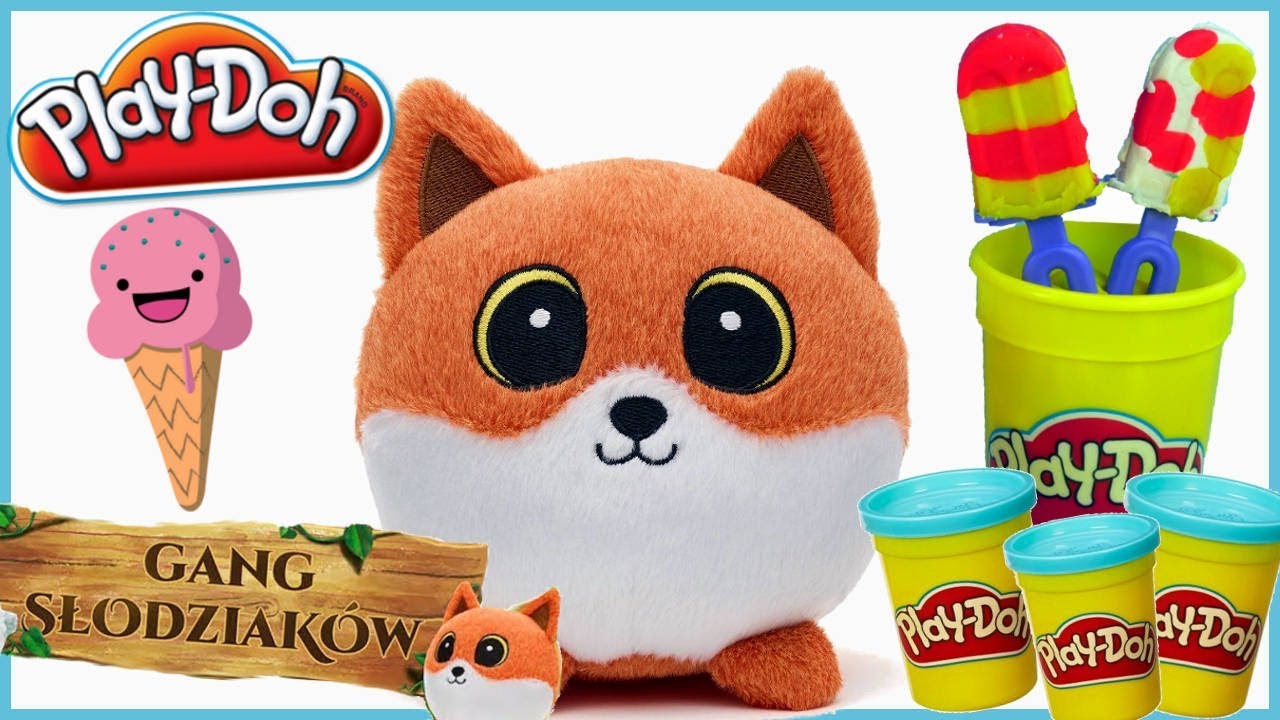 Play Doh & Przygody Gang Słodziaków •  Lis Lucek i desery lodowe • bajki dla dzieci