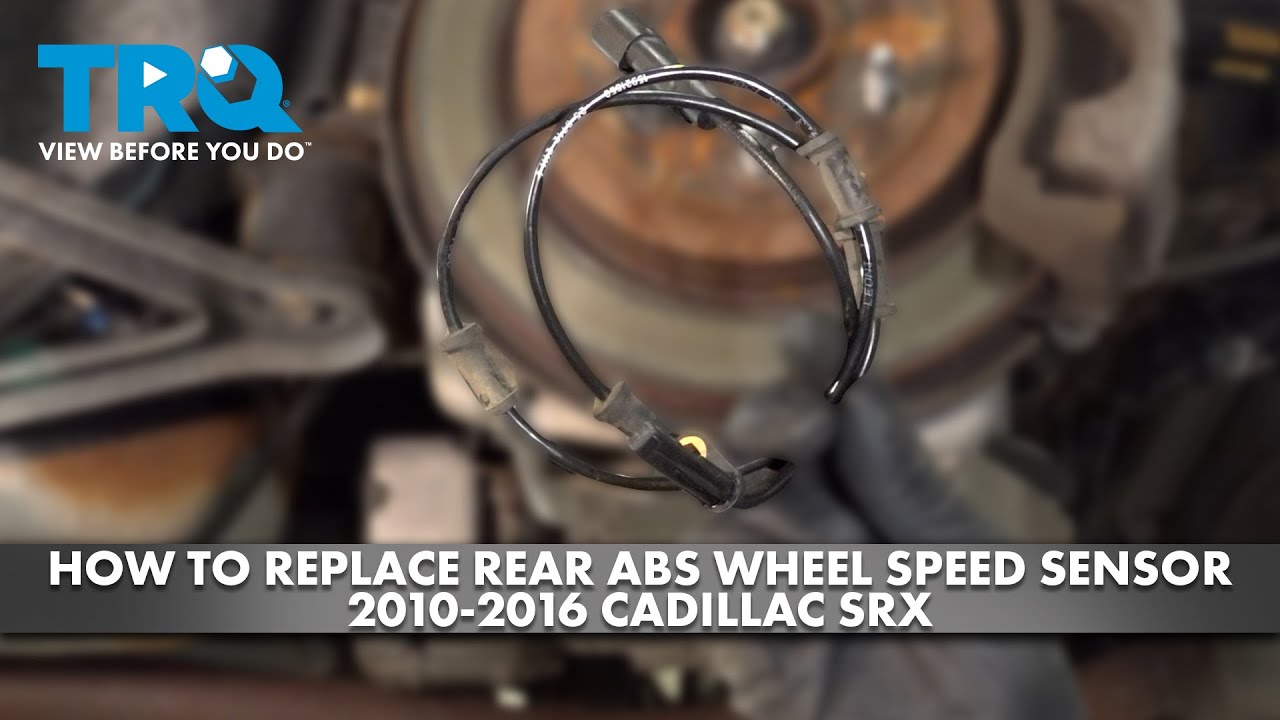 How to Replace Rear ABS Wheel Speed Sensor 2010-2016 Cadillac SRX