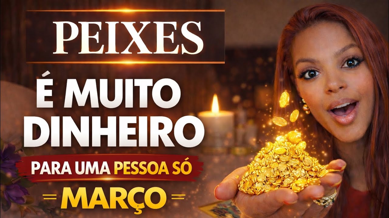 ♓️PEIXES MARÇO.💰É MUITO DINHEIRO PARA UMA PESSOA SÓ.