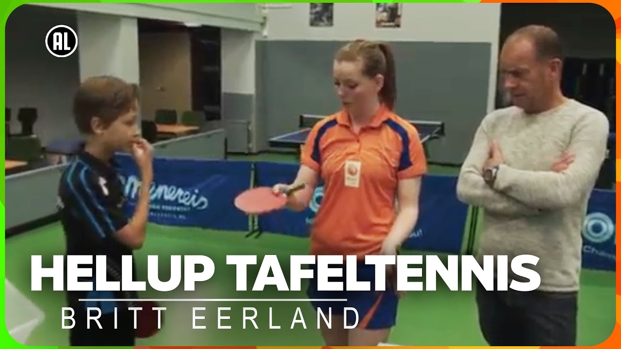 HELLUP! Tafeltennis met Britt Eerland | ZAPPSPORT