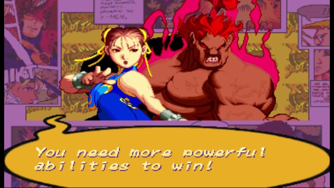 X-Men VS Street Fighter - Chun Li/Akuma - Expert Difficulty Playthrough