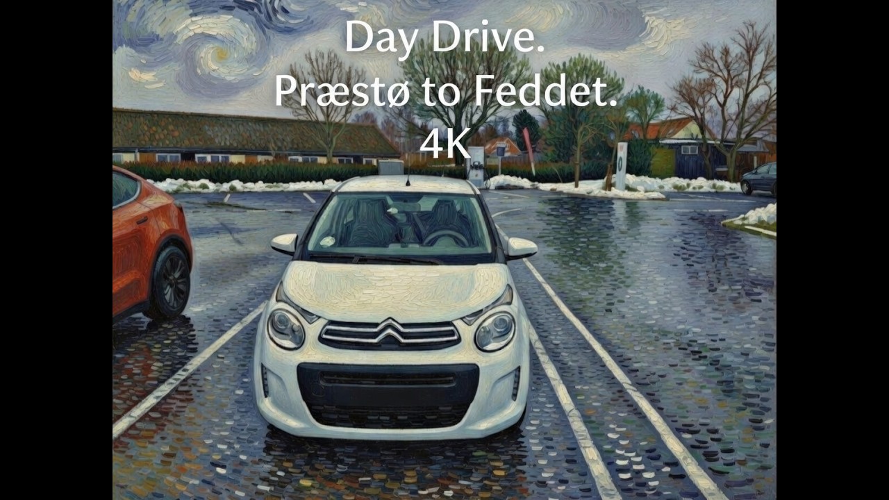 Quiet Countryside in Denmark – Day Drive. Præstø to Feddet. 4K