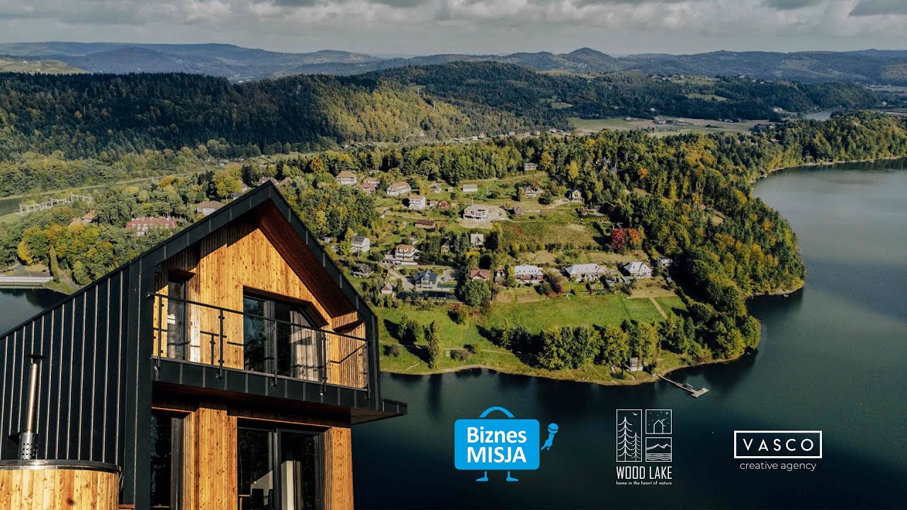 WoodLake - Biznes Misja - FILM PROMOCYJNY - Domek z balią na wynajem w Rożnowie