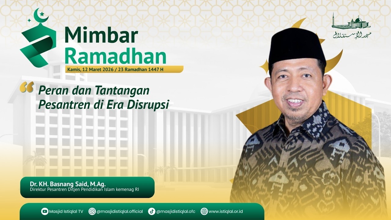 Sholat Tarawih || 23 Ramadhan || Masjid Istiqlal || 12.03.26