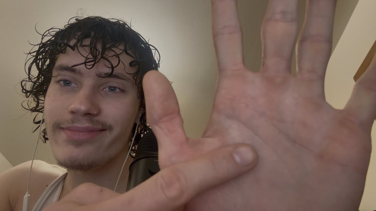 ASMR Palm Tracing and Hand Sounds