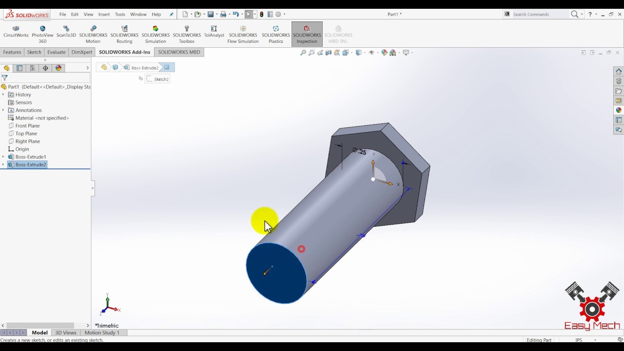 Long Press Pivot Pin