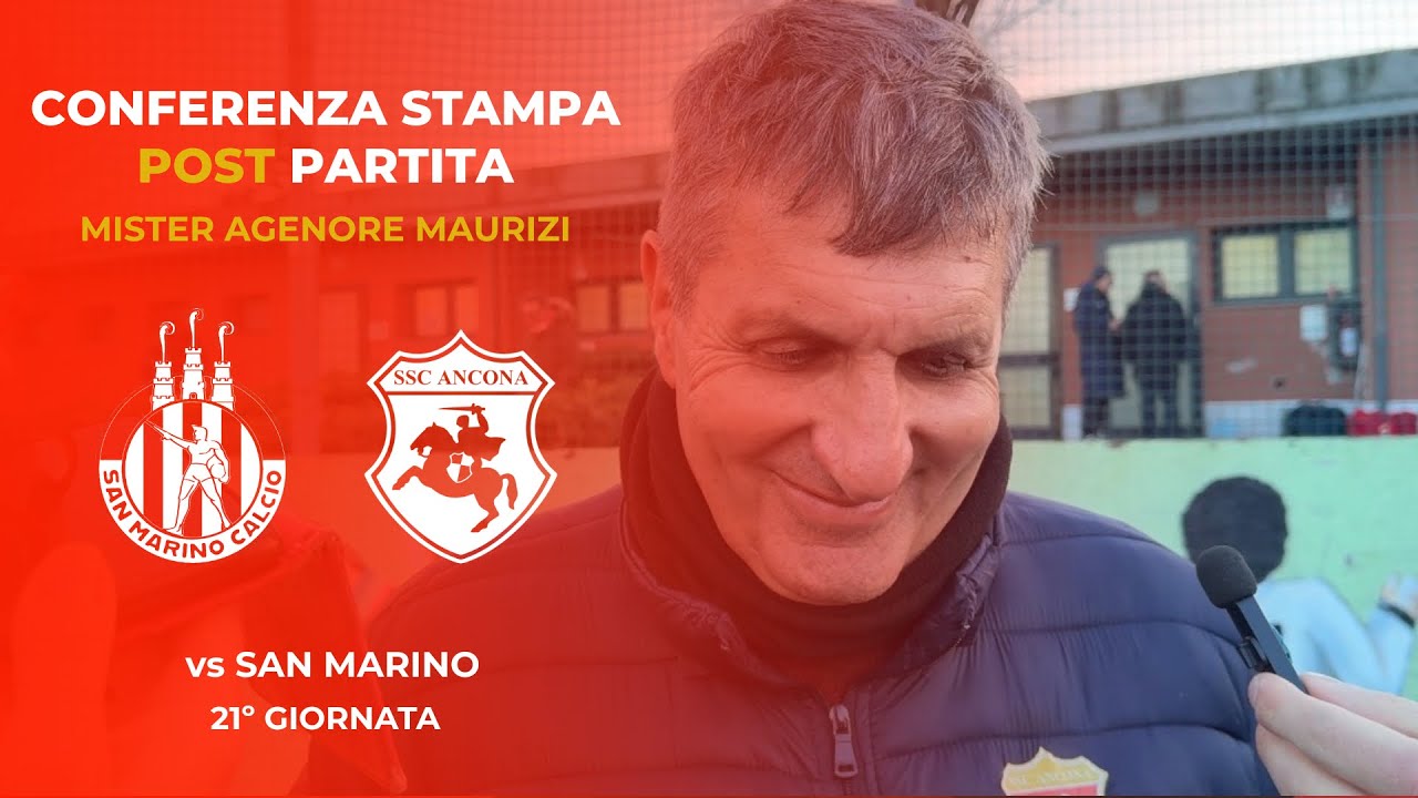 San Marino - SSC Ancona | Intervista post partita a Mister Agenore Maurizi