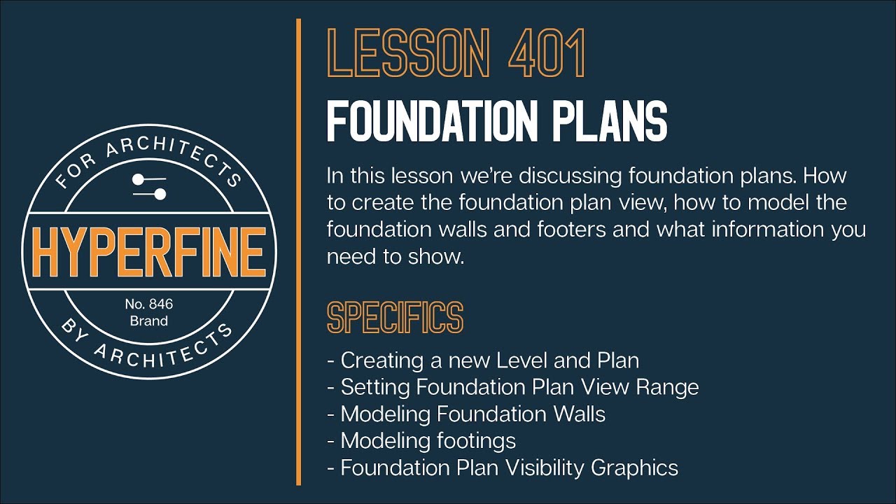 Revit Foundation Plan Tutorial