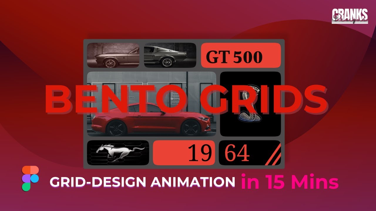 Figma Tutorial | How to Design Grid in Figma | Bento Grid | Cranks Designs