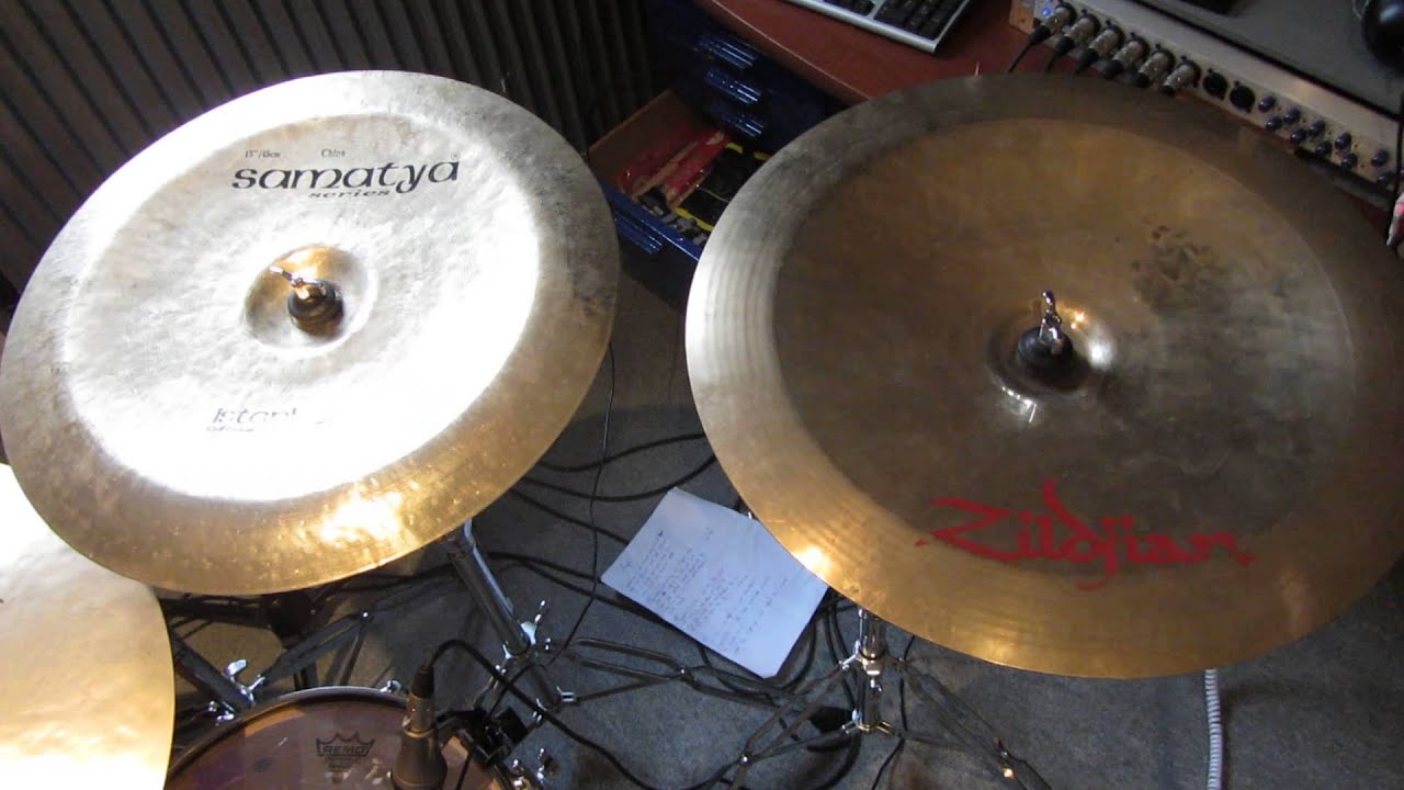 Zildjian Oriental Trash 18 Vs. Istanbul Samatya 18 China