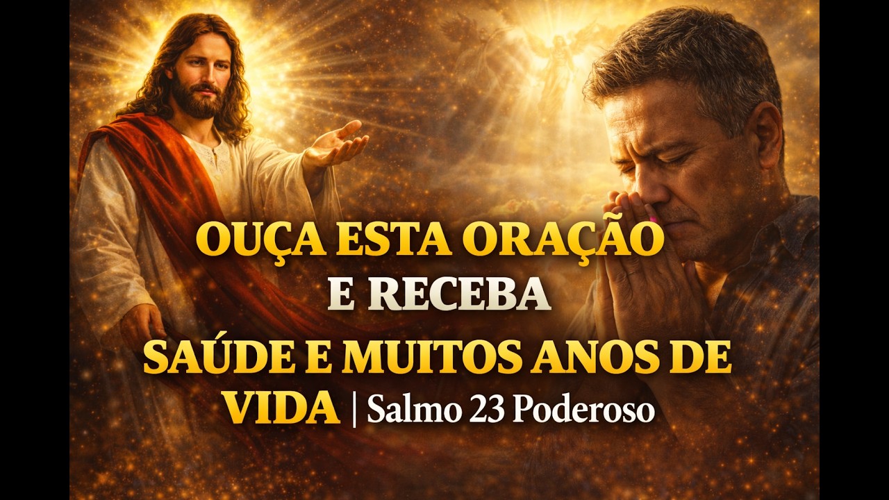 OUÇA ESTA ORAÇÃO E RECEBA SAÚDE E MUITOS ANOS DE VIDA | Salmo 23 Poderoso