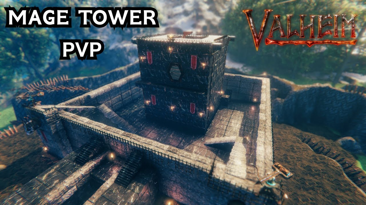 Valheim PvP: Sieging the Mage Tower (ArenaWorld Server)