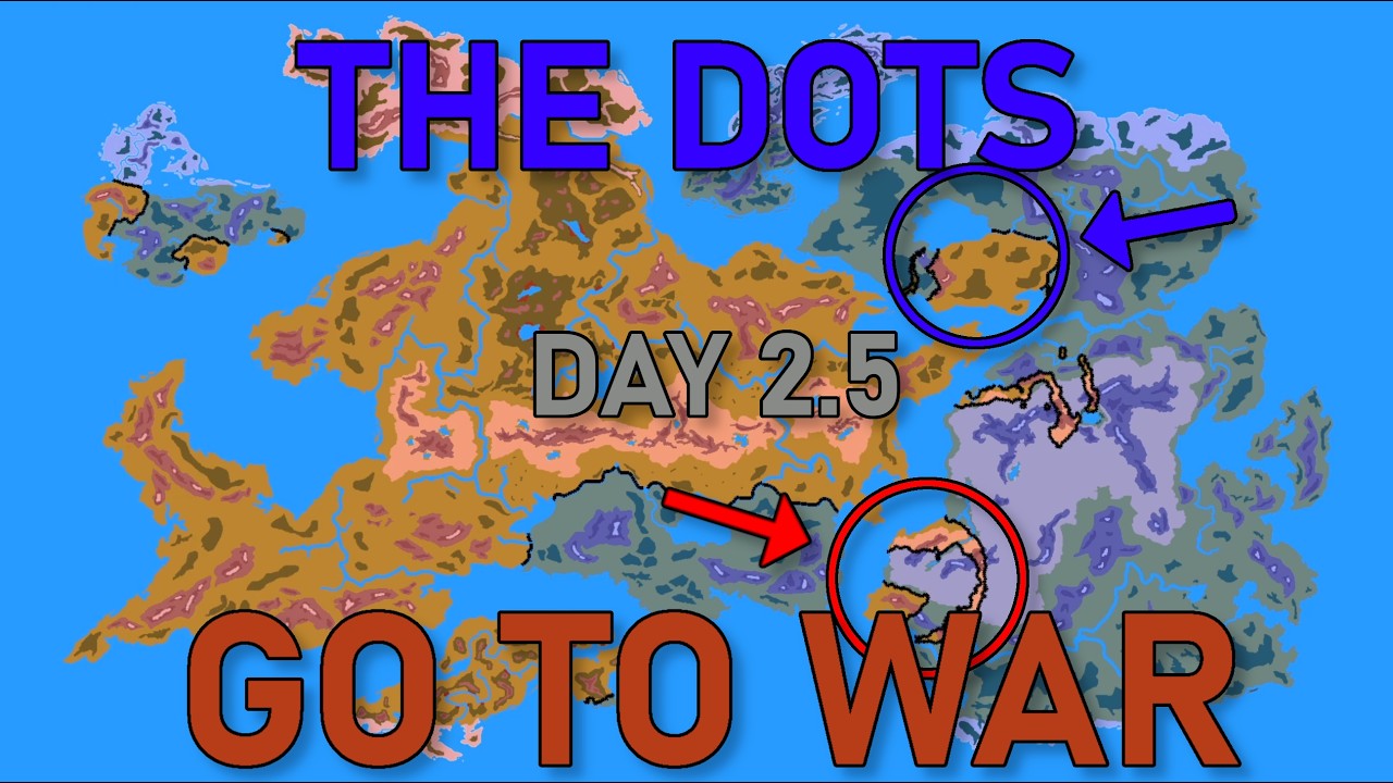 🔴🔵 Эти РЕБЯТА ТАКИЕ КРУТЫЕ! | War of Dots (Nations) #КомандаКрасных