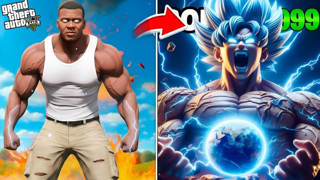 Upgrade SUPER GOKU from LEVEL 1 to LEVEL 1,000,000! GTA 5