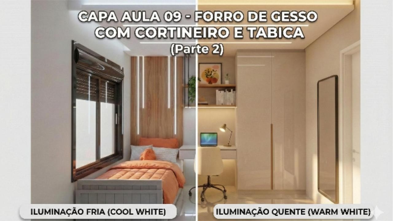 Aula 09 (Parte 2): Gesso, Tabica e Cortineiro no Promob - O Guia Definitivo do Forro Iluminado