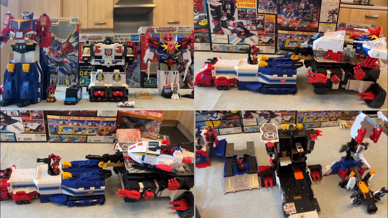 Transformers generation one battlestars platform transformation combining & review. G1 1991 japanese