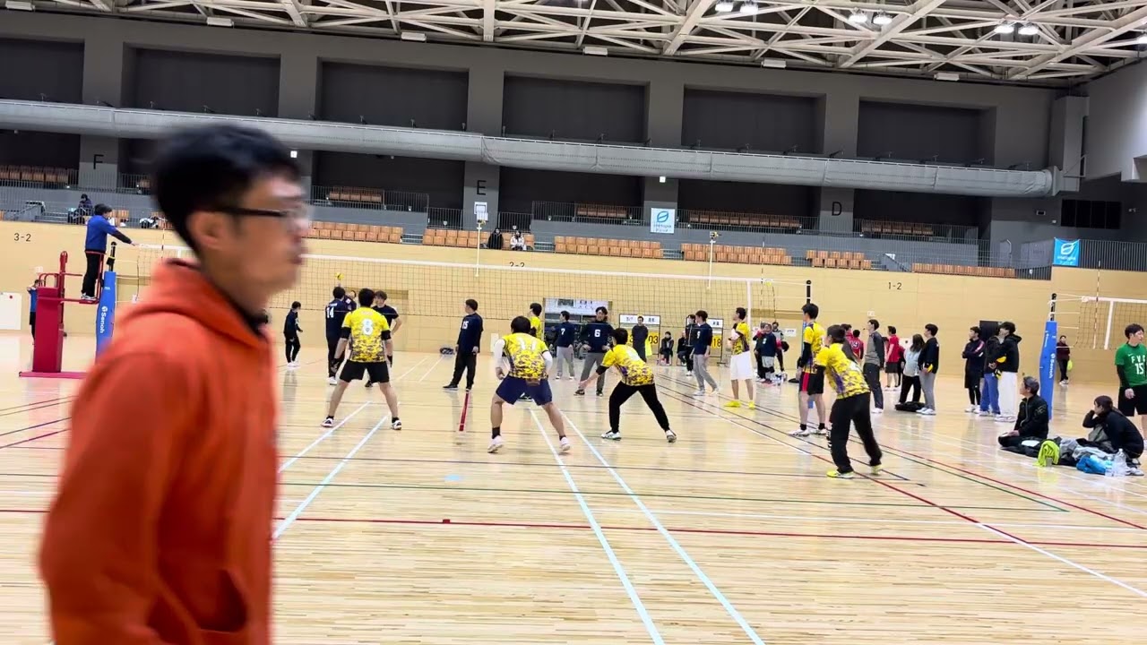 2/8 鳥取９人制 vs宮ノ下 2セット目
