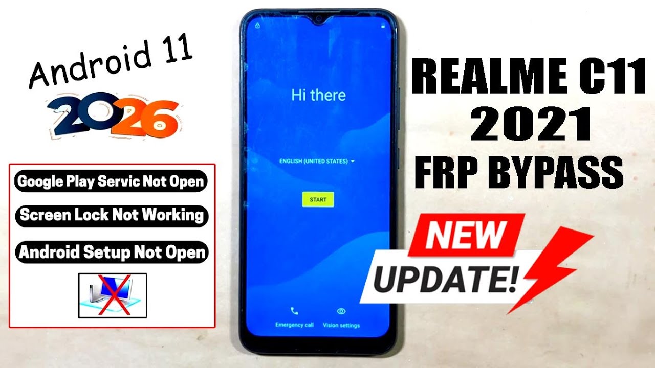 Realme C11 2021 Frp Bypass App Not Open || Realme  Frp Bypass Setting Not Working | Frp Unlock