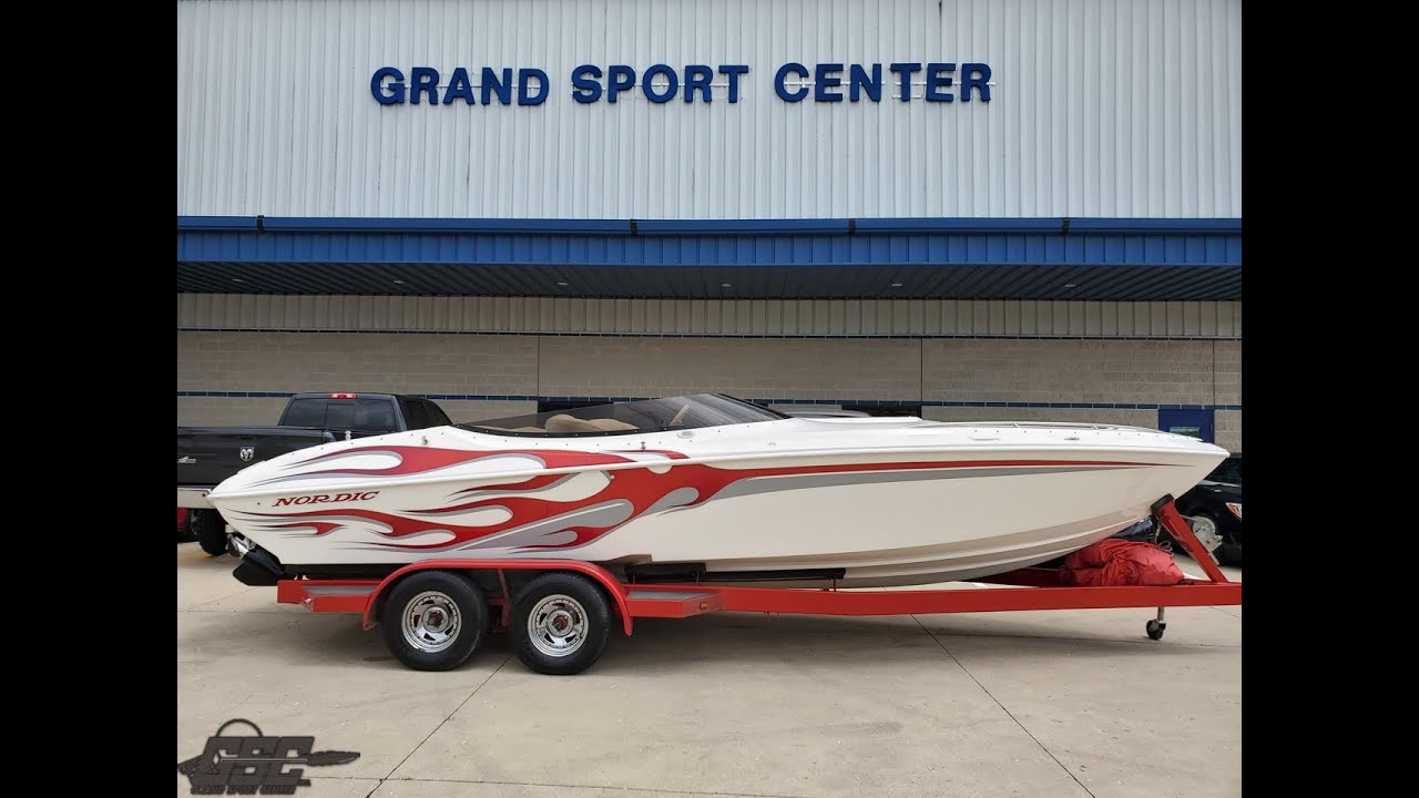 2004 Nordic 25 Rage Midcabin Open Bow with 496 - walkthrough @ grandsportcenter.com