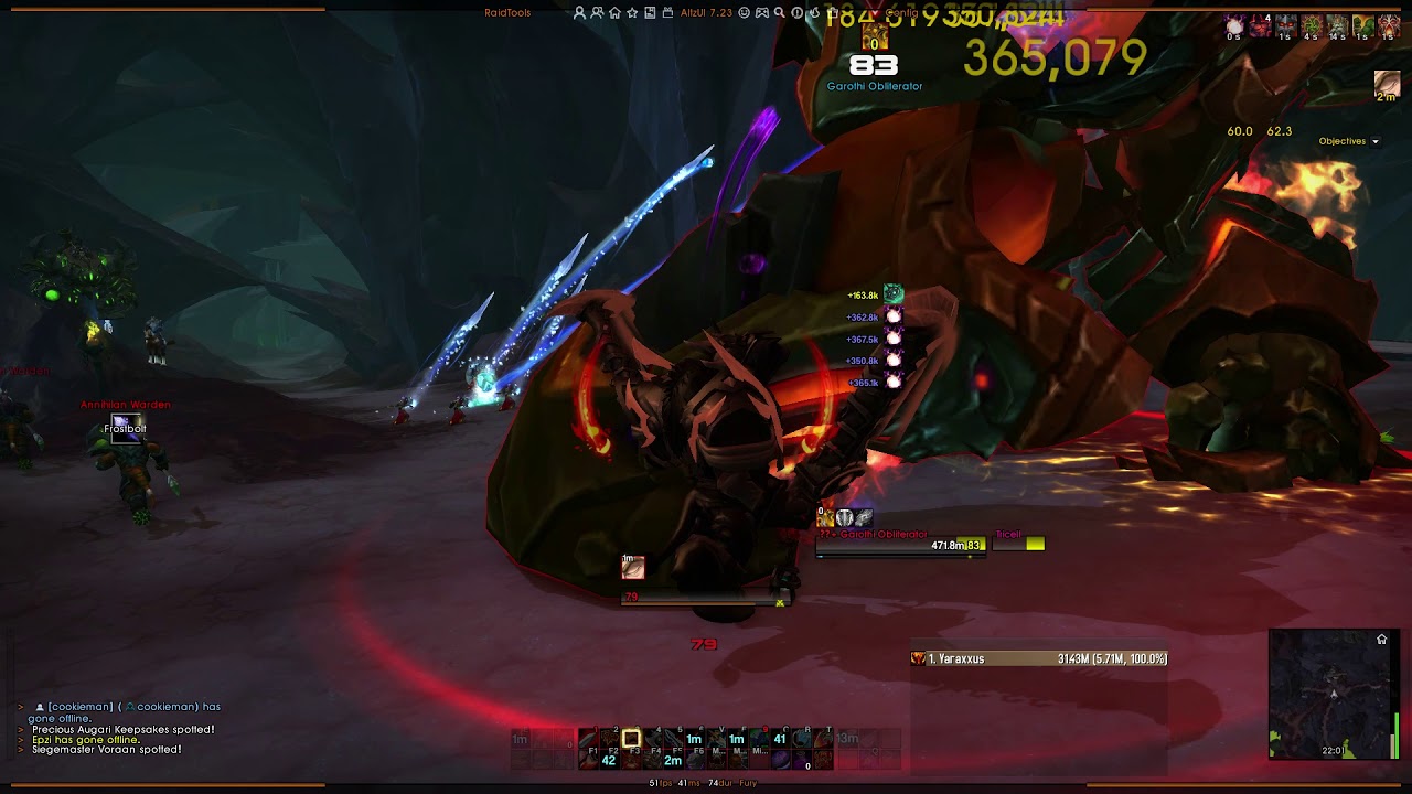 Killing the Garothi Obliterator on Argus