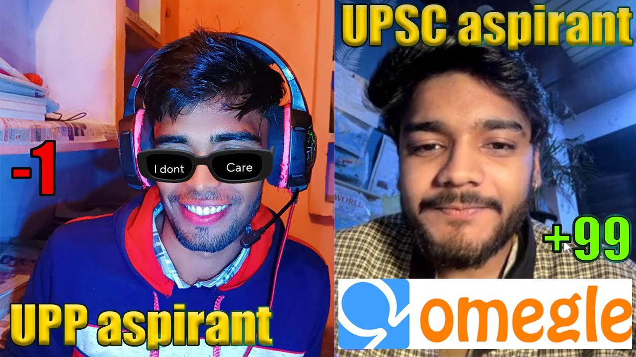 UPSC wale nashe in Omegle live #omegle #upsc #live
