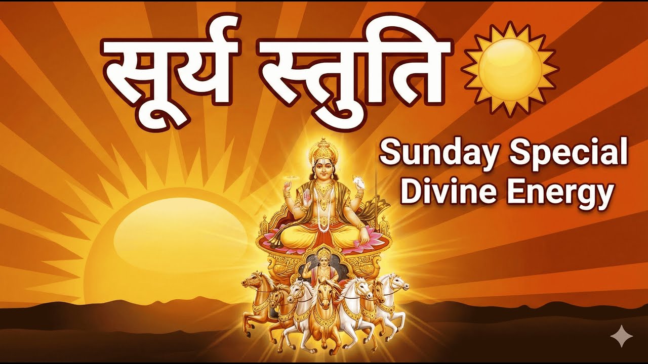 सूर्य स्तुति 🌞 | सुबह की सबसे शक्तिशाली प्रार्थना | Surya Dev Bhajan | Sunday Special
