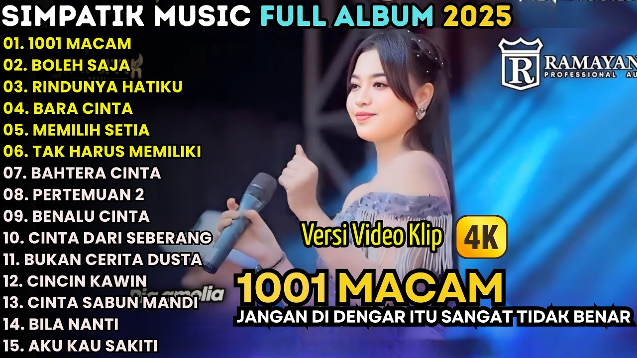 1001 MACAM - RIA AMELIA - BOLEH SAJA - SIMPATIK MUSIC FULL ALBUM TERBARU 2025