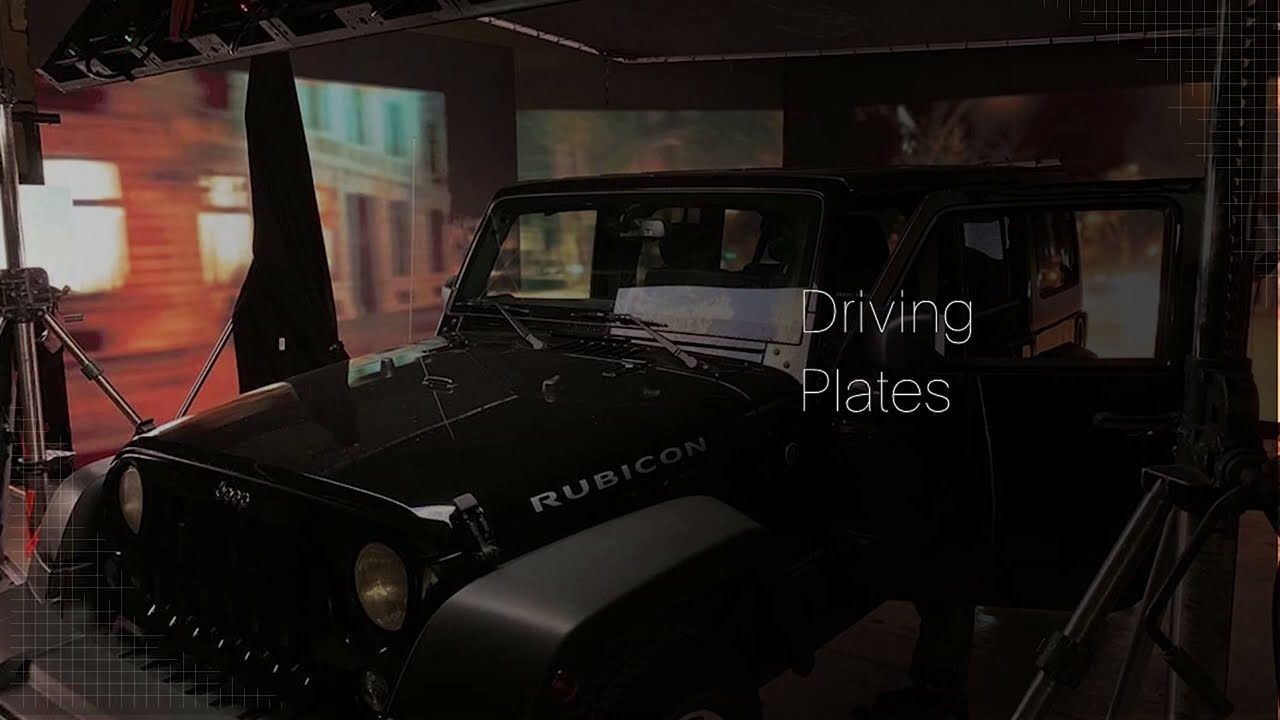 Comprehensive and flexible driving plate workflows for virtual production