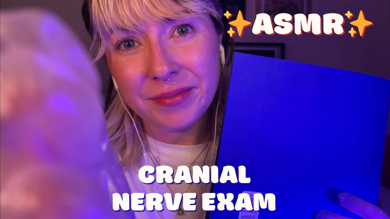 ASMR-обследование черепных нервов | Тест зрения, слуха и концентрации внимания