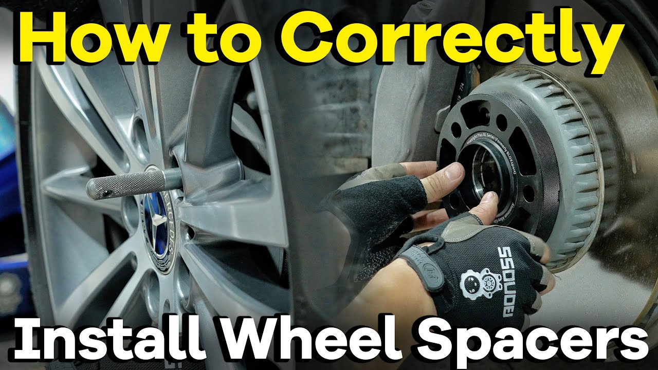 How to Install 20mm Wheel Spacers Correctly? | BONOSS Mercedes CLS350 Parts (formerly bloxsport)